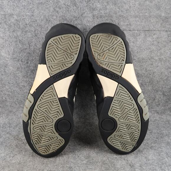 Adidas Century Shoes Mens 9 Sneakers Vintage High Top Black Lace Up Athletic - Picture 9 of 11